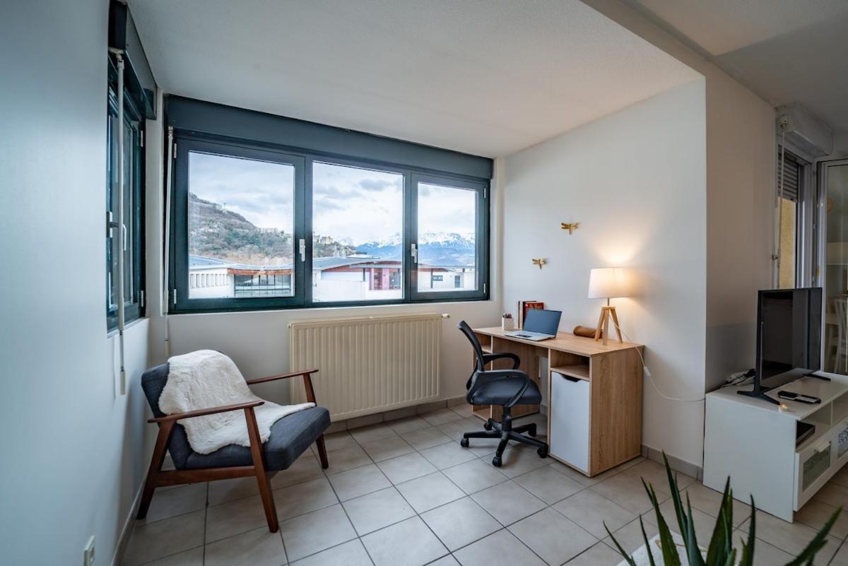 Standing Europole, Garage Prive, Calme, Netflix Grenoble Exterior foto